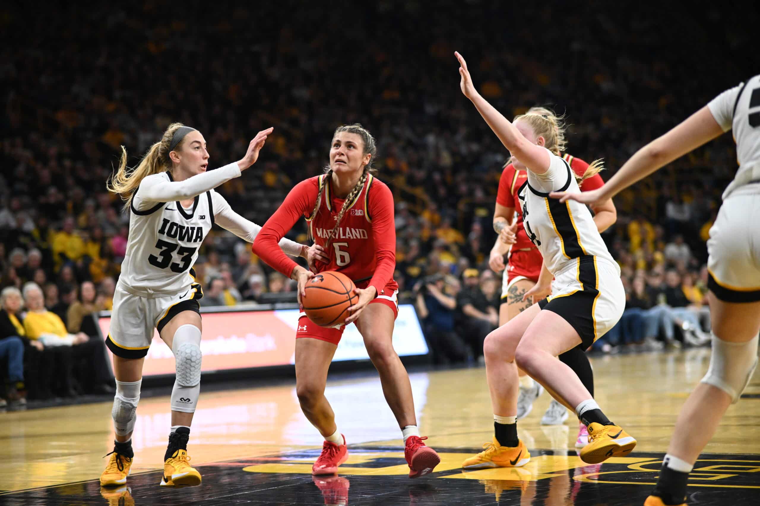 Iowa Women’s Basketball team falls 74-66 to Maryland