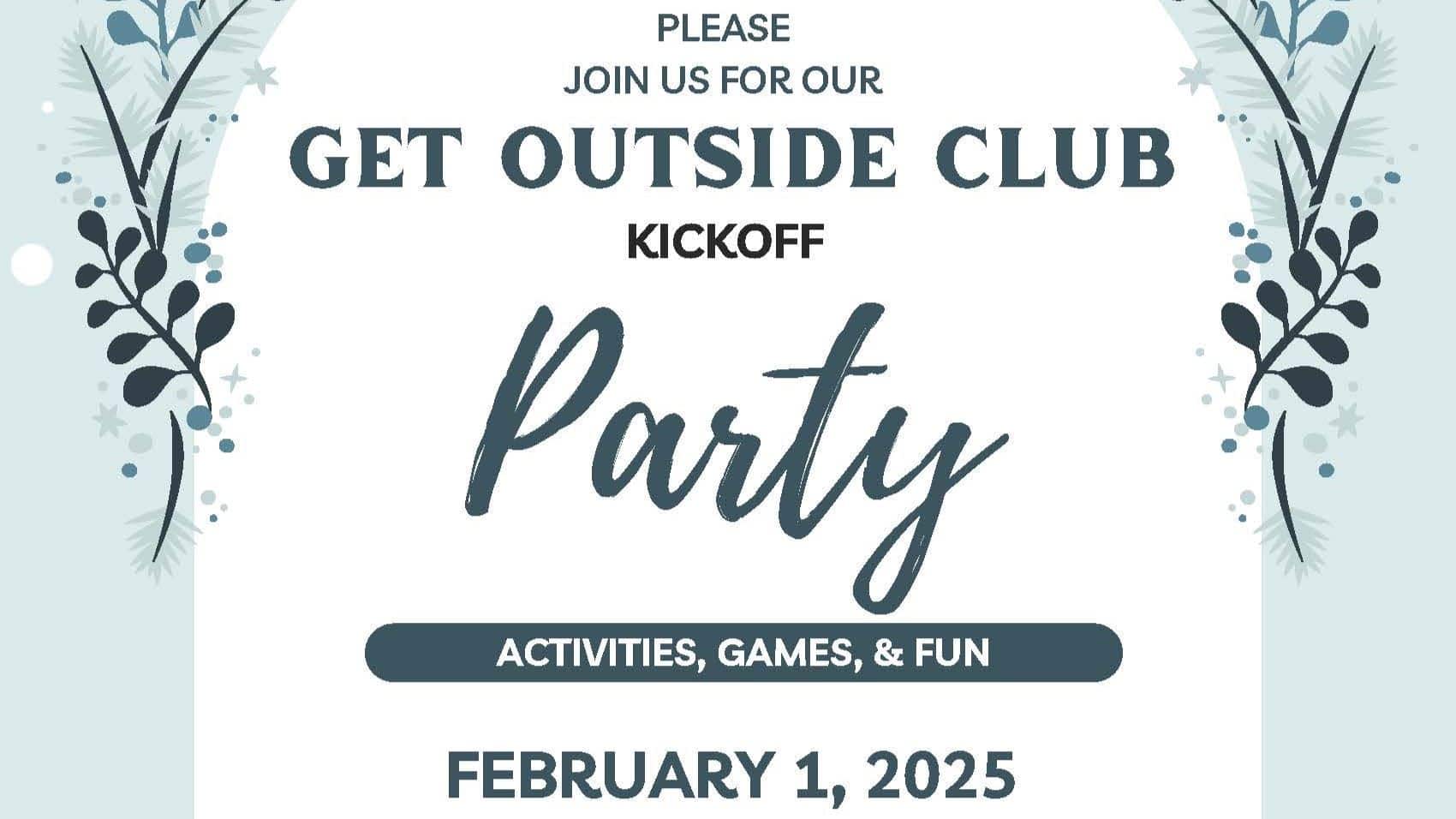 Family Fun at the Get Outside Club Kickoff party