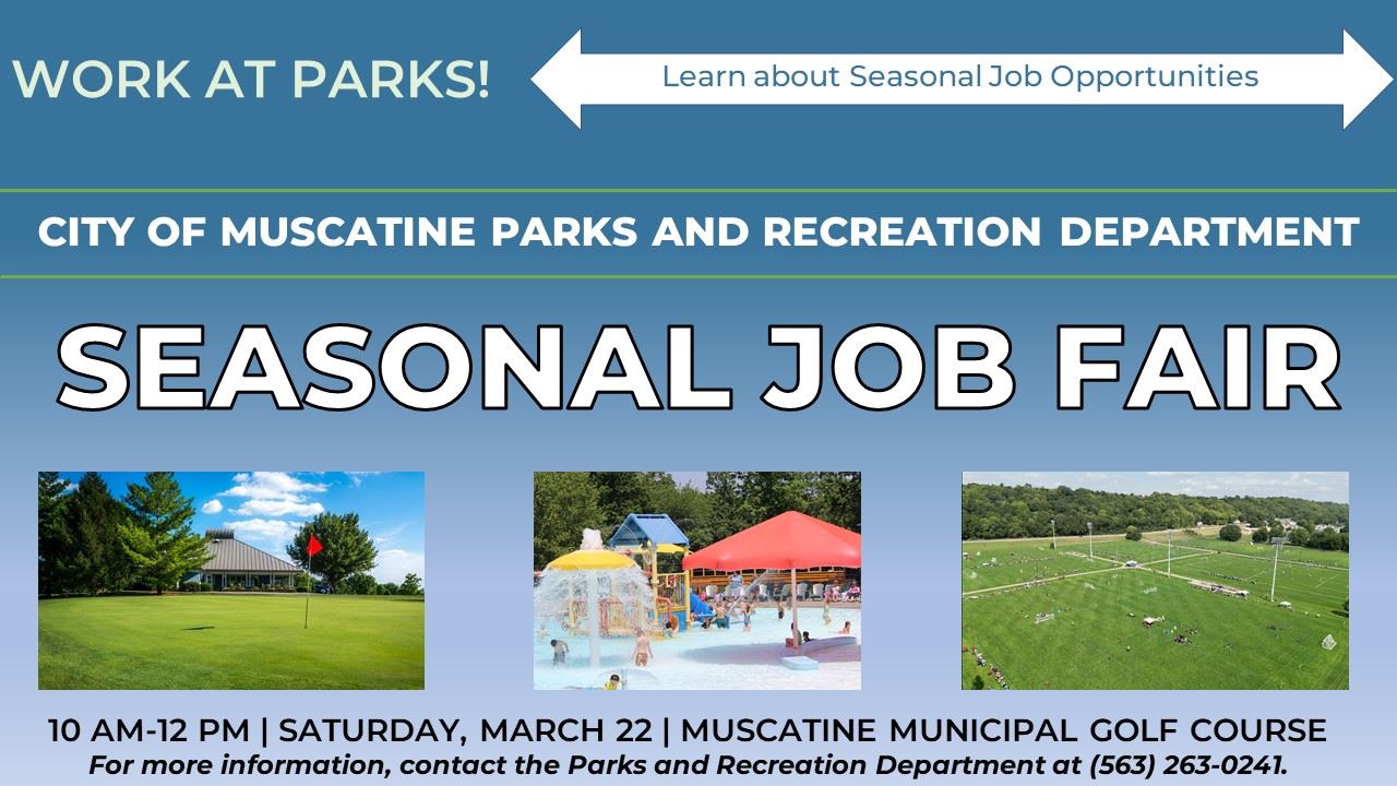 Seasonal job fair coming March 22 to Muscatine Municipal Golf Course