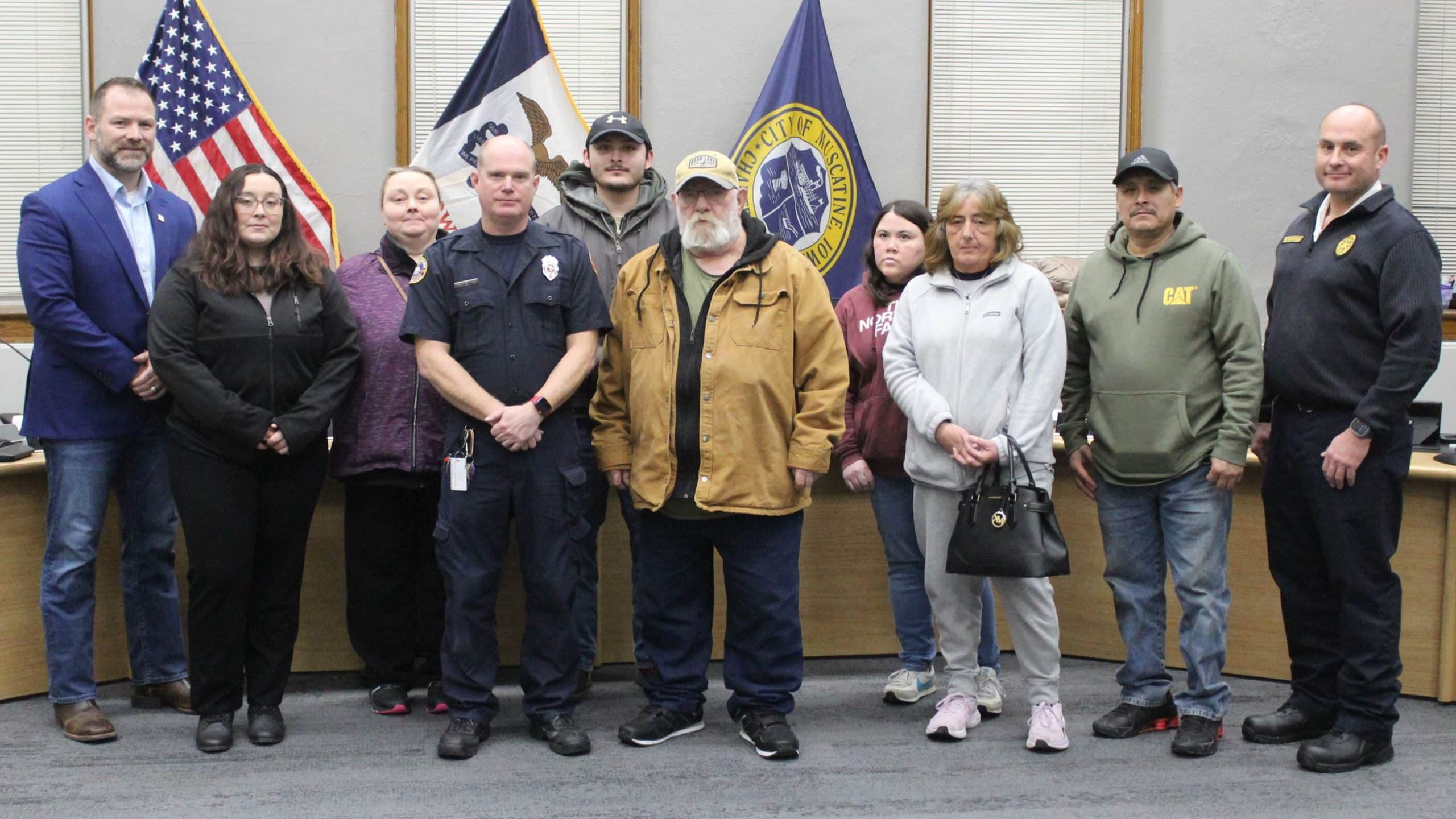 Family thanks rescuers following house fire on Tuesday