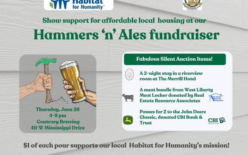Raise A Glass For A Great Cause: Habitat For Humanity Fundraiser At Contrary Brewing