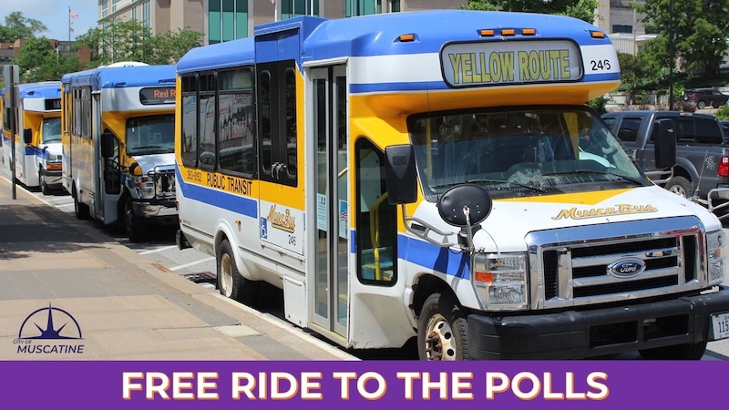 MuscaBus offering free rides to the polls on Election Day