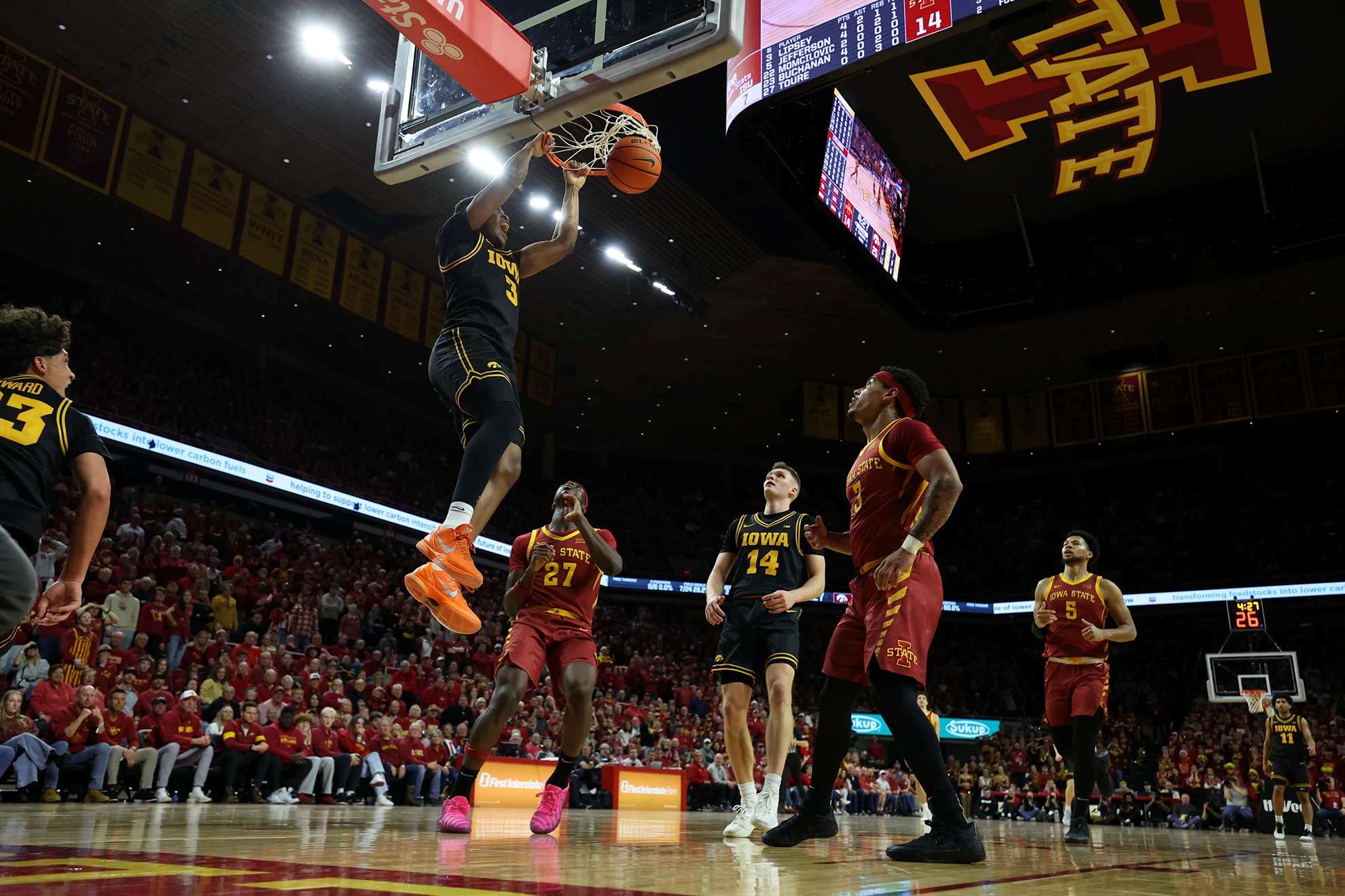 Iowa Men Take Iowa State To The Wire Before Falling