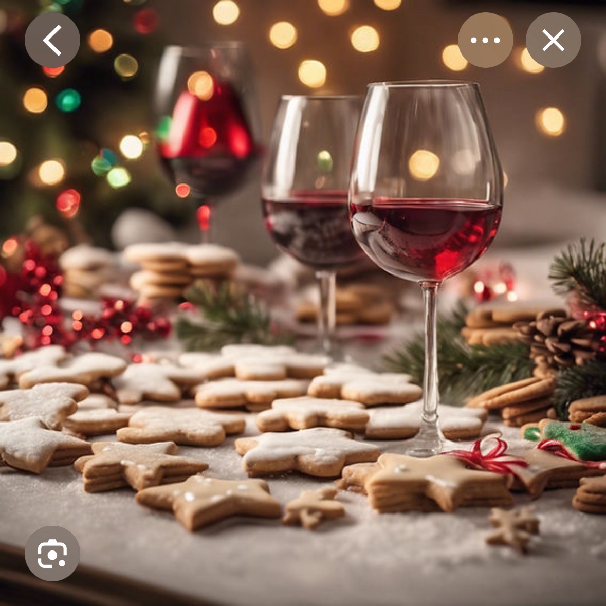 Holiday Cookies and Wine Tasting Set for Dec. 20