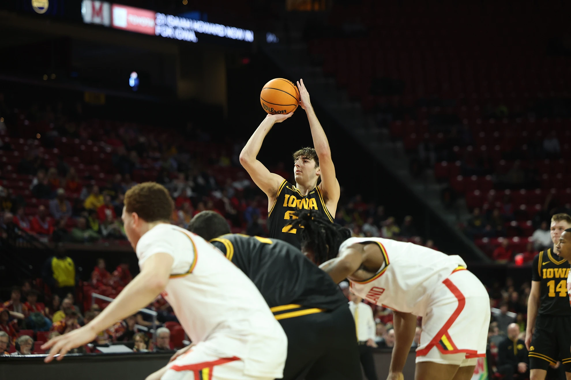 Iowa Men Lose To Maryland Ending Winning Streak At Six